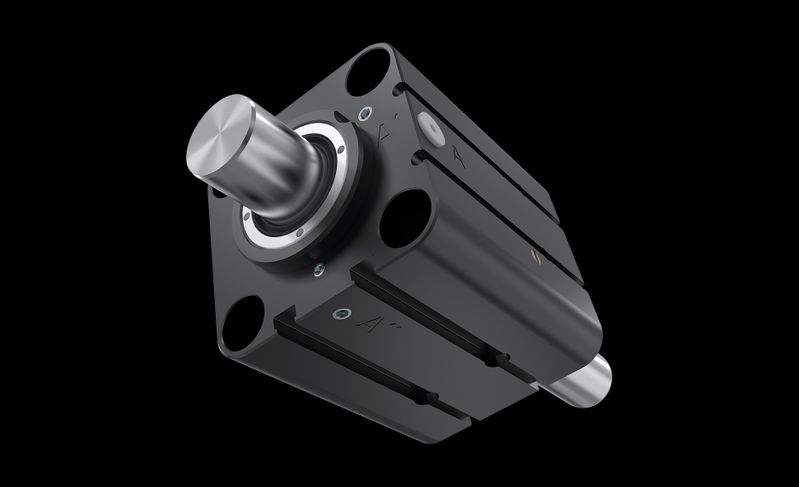 Braking pneumatic cylinders: With safety certification according to DIN EN ISO 13849-1/-2, the clamping and braking elements of the CBPS series from Zimmer are suitable for safety-critical applications.(Source:  Zimmer)
