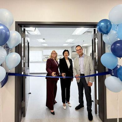 From left to right: Emilie Pharand, Vice-President, Food & Nutrition North America, IMCD; Mary Lim, Americas Technical Director, IMCD; and Vlad Miller, Vice-President Finance, IMCD US.  (Source: IMCD)