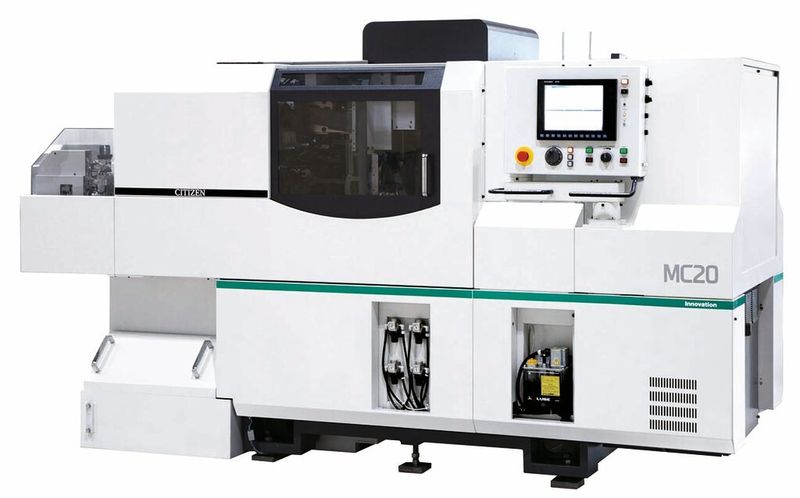 Bild 2: Die Drehmaschine MC 20 wurde speziell für schnelleres und damit wirtschaftlicheres Zerspanen konzipiert. (Bild: Citizen)