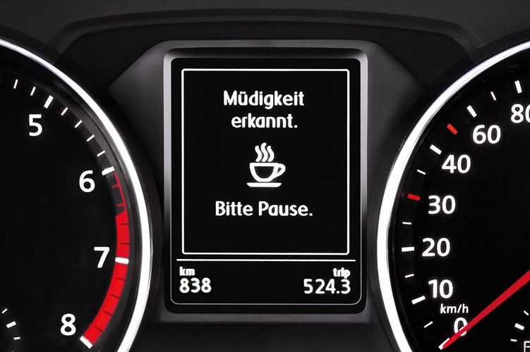 Platz 4: Fahrermüdigkeitserkennnung  (Bild: VW)