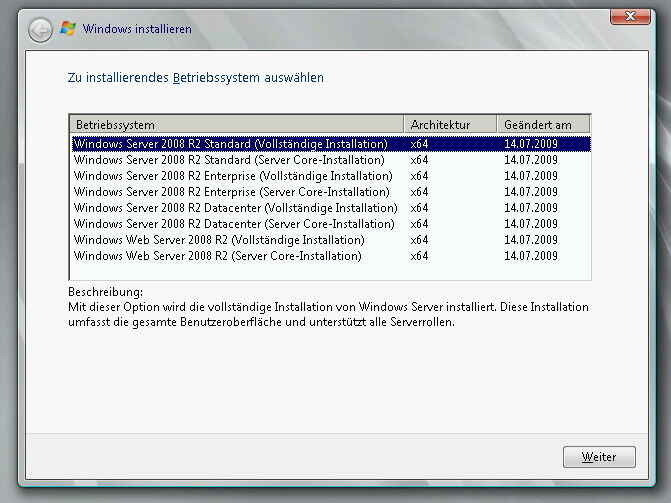 Abbildung 2: Im Rahmen der Aktualisierung auf Windows Server 2008 R2 kann auch die Edition gewechselt werden. (Bild: Joos)