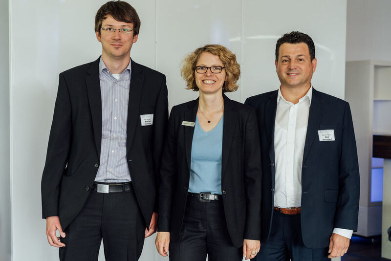 (v. l.) Matthias Herrmann (Paul Sonnabend), Stephanie Pelch (C&P) und Marc Sonnabend (Paul Sonnabend)  (dbc (deutschlands business-cloud))
