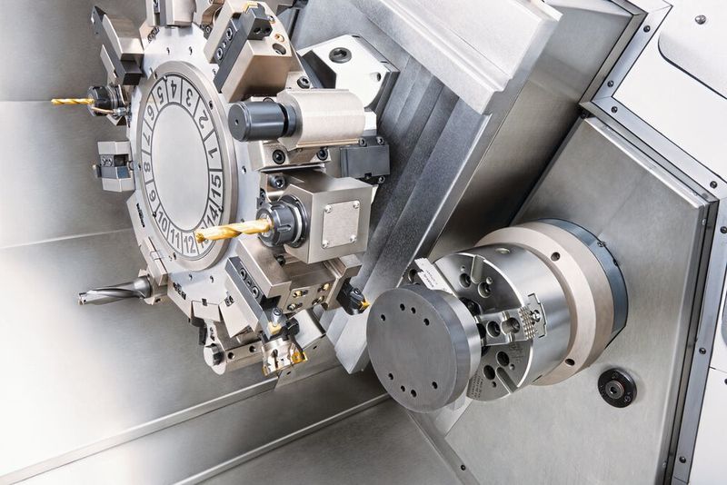 Der neue Biglia-Servo-Revolver mit 15 angetriebenen Stationen ist in der Lage, bis zu 30 Werkzeuge gleichzeitig aufzunehmen. (Biglia)