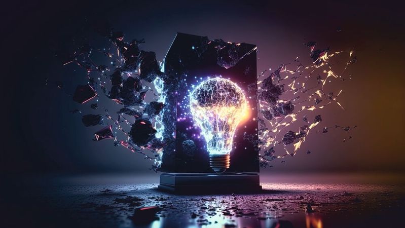 Unternehmenszukunft von innen: Mittelständische Unternehmen müssen zukunftsfähig bleiben ohne die Mitarbeiter zu überlasten.(Bild:  © Digital Vision Lab – stock.adobe.com / KI-generiert)