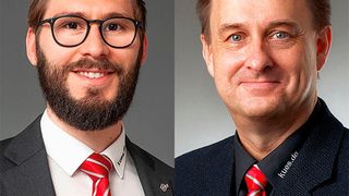Die beiden neuen KÜS-Geschäftsführer: Stefan Schuler (li.) und Hanns-Gregor July. (Bild: KÜS)