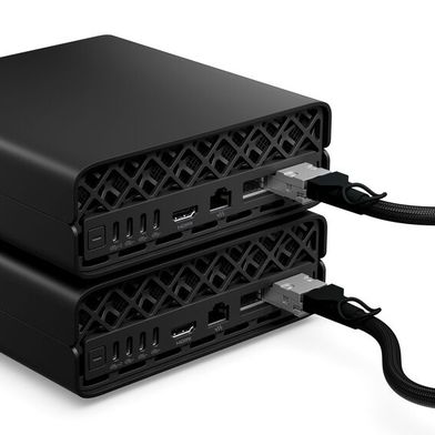 Zwei HP-ZGX-Nano-Systeme gekoppelt: so lassen sich lokale Rechenressourcen skalieren. (Bild: HP)