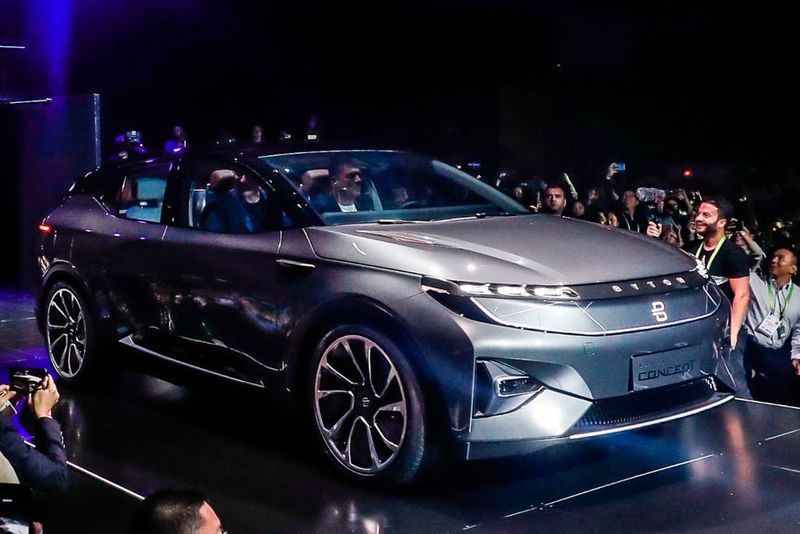 Byton feierte die Premiere seines ersten Autos auf der CES in Las Vegas. (Byton)