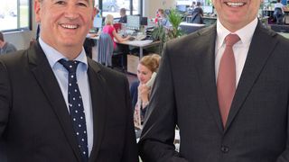 Christian Agasse (l.) und Christian Kühnhold sind die beiden Geschäftsführer von Paki part of Faber Halbertsma Group. (Bild: Paki)