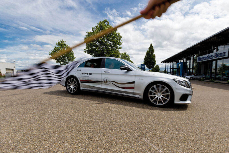 Wichtiges Kundenevent für Widmann: die AMG Performance Tour 2014. (Widmann)