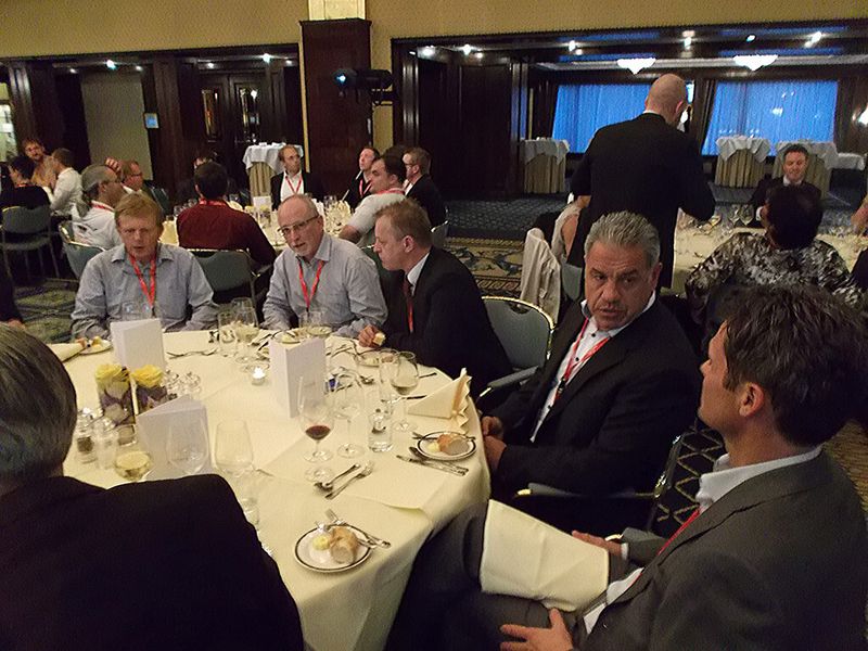 Thomas Kronenberger (Lake Solutions), Raymond Gumberger (CommVault), Manfred Matschilles (CommVault) und Manfred Gantenberger (Fujitsu). (Bild: Commvault)