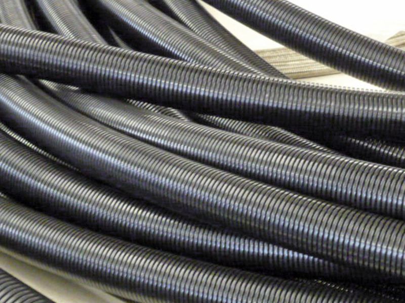 Wellrohr – Kabelschutzsystem aus Kunststoff. (Bild: Höltkemeier)