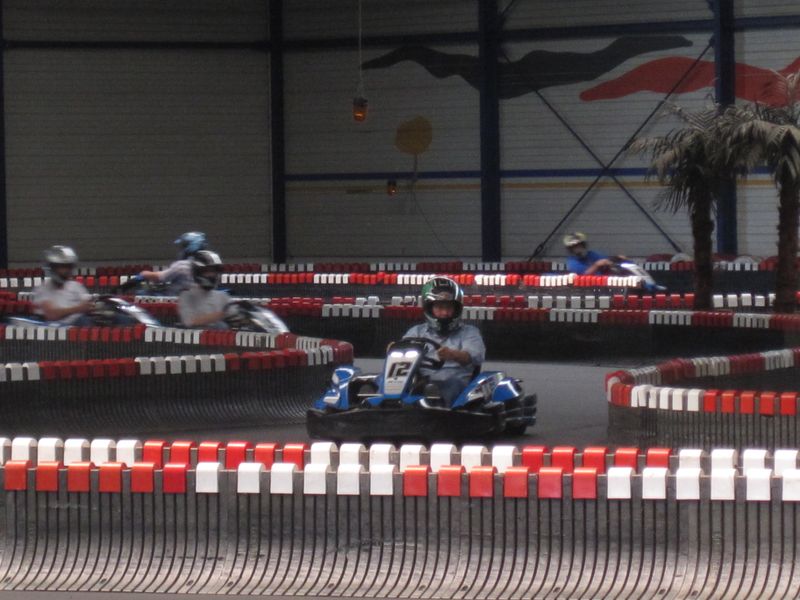 ... fand viele Interessenten im Geschwindigkeitsrausch. (Aquado)