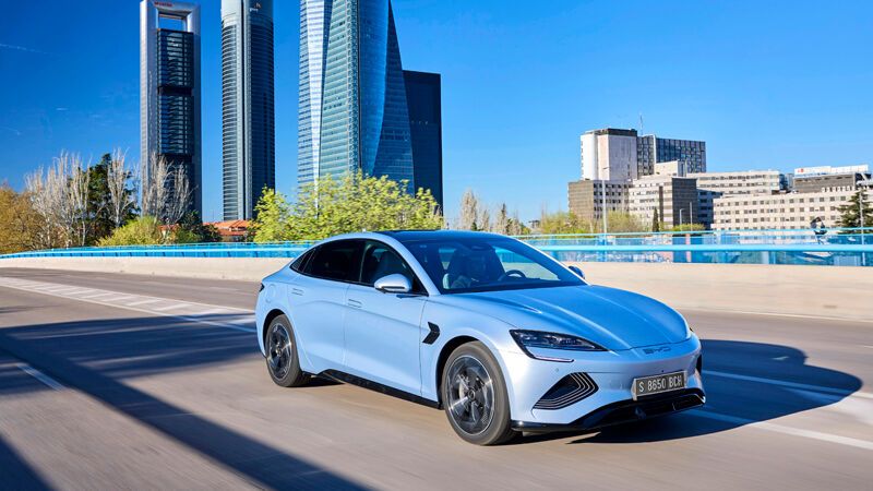 Bislang gibt es nur die chinesische Version des Seal zu sehen. Im September will BYD das europäische Modell auf der IAA in München vorstellen. (Bild: BYD)