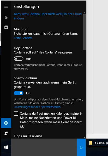 Über Gruppenrichtlinieneinstellungen lässt sich Cortana generell recht gut steuern. Dazu nutzen Administratoren die Einstellung „Nicht im Web suchen und keine Webergebnisse in der Suche anzeigen“ bei Computerkonfiguration\Administrative Vorlagen\Windows-Komponenten\Suche. (Thomas Joos)