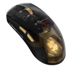 Die Gaming-Maus ROG Harpe II Extreme Edition 20 verfügt über einen neuen ROG-Aimpoint-Pro-65K-Sensor und ROG Optical Micro Switches mit einer Lebensdauer von 100 Millionen Klicks.(Bild:  Asus)
