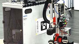 Mithilfe von Igus Motion Plastics wie drylin ZLW-Linearachsen und Energieketten konnte das Team Carologistics ihre Roboter für die Robocup-Weltmeisterschaft optimieren und den Sieg nach Hause holen. (Bild: igus)
