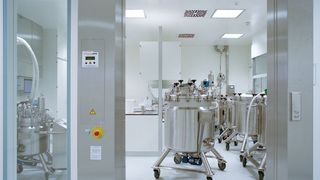 Raum zum Ansetzen von Chemikalien (HWP Planungsgesellschaft, Peter Horn)