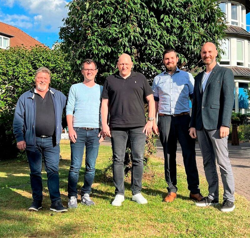 Der neue Aufsichtsrat der Kiwiko eG: (vl.) Matthias Jablonski, Pierre Roth, Andreas Schober, Sascha Kraft, Jan Bindig