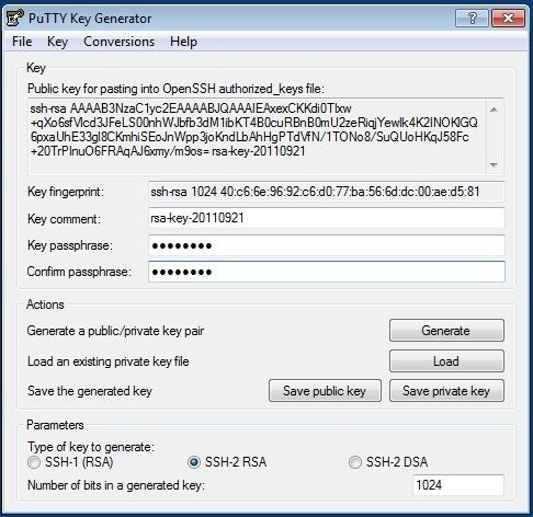Abbildung 15: PuTTY Key Generator ist optional installierbar und ein eigenständiges Programm, welches unter der Programmgruppe WinSCP installiert ist (siehe auch Abbildung 2). Wie der Name schon sagt, generiert das Tool sehr einfach ein Schlüsselpaar. (Archiv: Vogel Business Media)