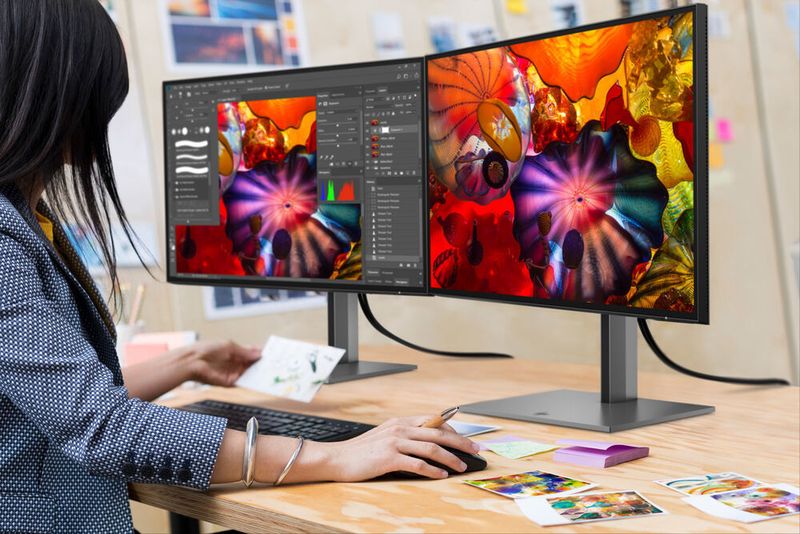 Auch neue Displays hat HP vorgestellt - im Bild der neue Dream-Color.  (HP)