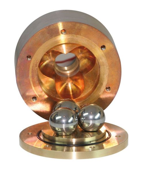 Bild 2: Die magnetisierbaren Ventilkugeln werden durch die Druckdifferenz in den Ventilsitz gepresst. Bild: GSR Ventiltechnik (Archiv: Vogel Business Media)