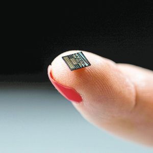 Prototype de puce photonique TFLN.(Source :  CSEM)