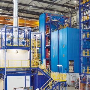 Die Pilotanlage ist eine detailgetreue Nachbildung der kommerziellen Anlage - von den Ventilen bis zum Prozessleitsystem.