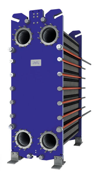 The Wide Gap 100 gasketed heat exchanger for media containing coarse particles (Picture: Alfa Laval)