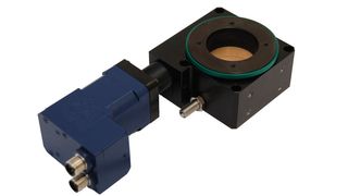 Die Rundtische der Baureihe RT2A sind ab sofort inklusive Motor und darin integrierter Steuerung als Plug-and-play-Lösung erhältlich. (Bild: Föhrenbach)