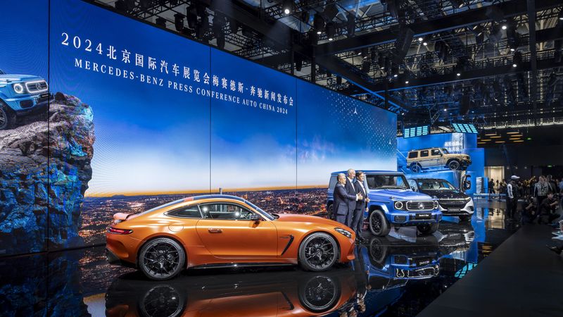Im April auf der Auto China deutete es sich schon an: Das Interesse an deutschen Marken war gering – so auch die Verkäufe bisher in diesem Jahr.(Bild: Mercedes-Benz)