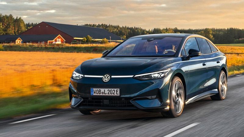 Platz eins in der Oberen Mittelklasse im September 2025: VW ID.7, 2.597 Neuzulassungen. (Bild: Volkswagen)