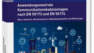 Der Leitfaden zur informationstechnischen Gebäudeverkabelung und für anwendungsneutrale Kommunikationskabelanlagen ist unter der ISBN 978-3-8007-4517-3 im VDE Verlag erschienen. (Harting)