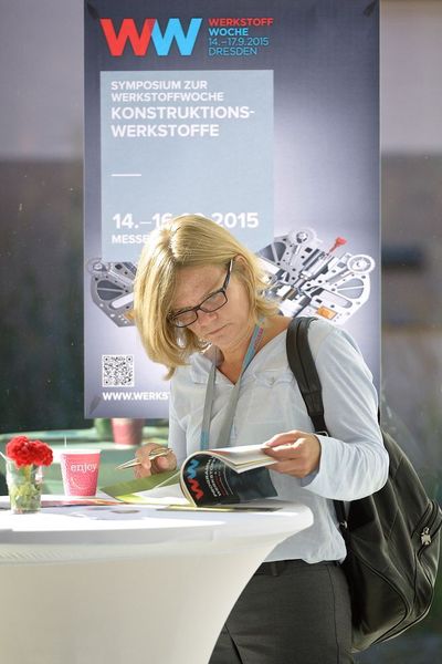 Eindrücke von der Werkstoffwoche Dresden 2015. (Bild: Werkstoffwoche Dresden)