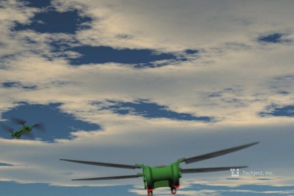 Techject Dragonfly: eine autonome Mikrodrohne, die Vorteile von Helikopter und Flugzeug verbindet (TechJect)
