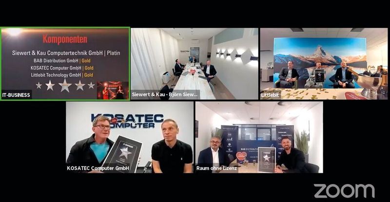 In der Kategorie Komponenten geht der Platin-Award an Siewert & Kau. Gold gewinnen BAB, Kosatec und Littlebit. Herzlichen Glückwunsch!  (Vogel IT-Medien)
