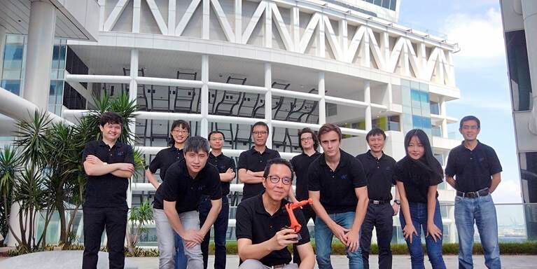 Team CHRIS from the A*STAR Institute for Infocomm Research in Singapore. (Kuka)