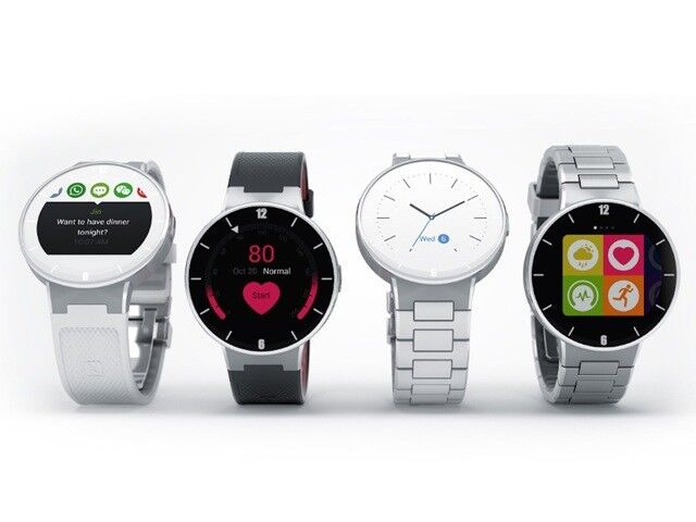 Die Onetouch Watch von Alcatel ähnelt zwar anderen Smartwatches, hat aber einen gut gelösten USB-Anschluss an einen Computer. (Alcatel)