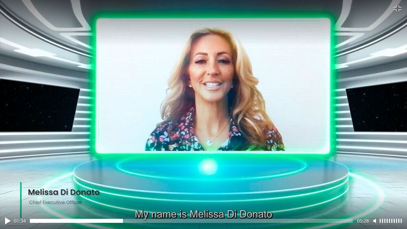 Suse-CEO Melissa Di Donato bei der Eröffnung der hasueigenen Konferenz „Susecon Digital 2021“ 