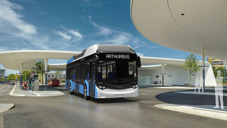 Das junge Unternehmen will durch ein neu entworfenes Energiekonzept einen besonders sparsamen H2-Bus entwickelt haben.