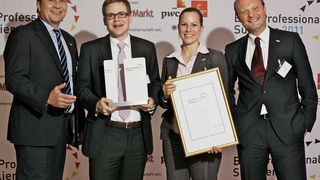 Die Robert Bosch GmbH, Werk Ansbach, gewann den Best-Professional-Supplier-Award in der Kategorie Baugruppen und Systeme.  (Bild: Himmelstoss, Carl Hanser)