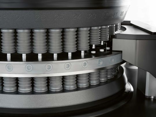 Ima’s Domina tablet press with Dynamicam technology was evaluated for its ability to improve die filling and process robustness when tableting poorly flowable powders.(Source:  Ima)