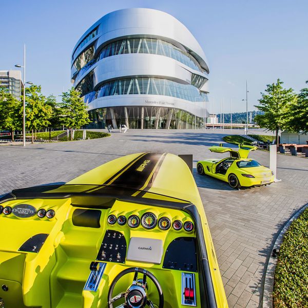 Das Mercedes-Benz-Museum bietet einen Überblick über die Automobilgeschichte von den Anfängen bis heute. (Daimler)