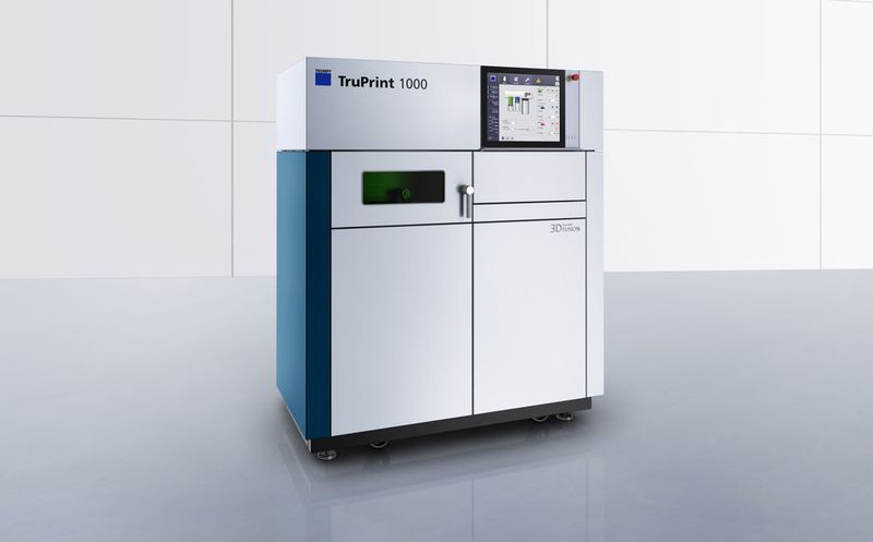 Die Maschine TruPrint 1000 arbeitet nach der LMF- (Laser Metal Fusion-)Technologie. (Bild: Trumpf)