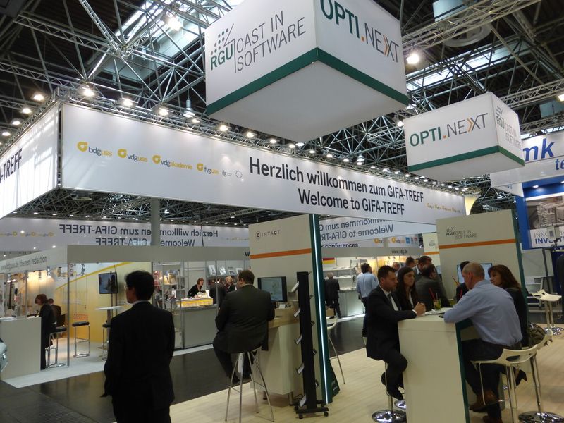 Impressionen vom Metallurgiemessen-Quartett Gifa, Metec, Thermprocess und Newcast 2015 in Düsseldorf. (Bild: Finus)