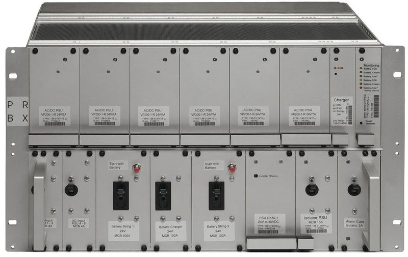Abb. 4: Die Batteriebackup-Systemeinheit (BBU-S) lässt sich in weniger als drei Monaten kundenspezifisch an unterschiedliche Konfigurationen anpassen und um Telemetrie-Funkübertragung erweitern. (PRBX)
