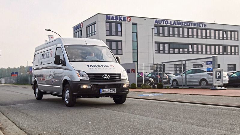 Seit 2018 setzt Maske Fleet bereits den Maxus EV80 in einer Art Testbetrieb für den deutschen Markt ein. (Bild: Maske Fleet)
