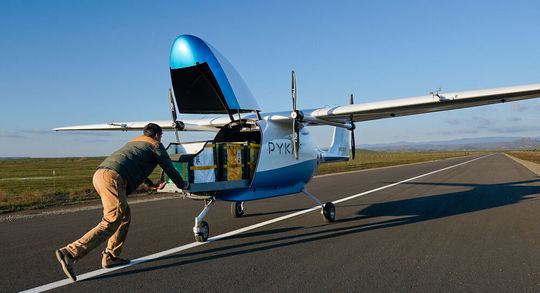 Das Flugzeug verfügt über ein spezielles Beladesystem.(Bild:  Pyka)