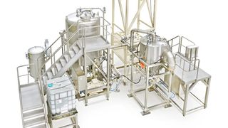 Ystral projektiert, konstruiert und fertigt Misch-, Dispergier- und Pulverbenetzungsmaschinen sowie Prozessanlagen, die weltweit in den Branchen Chemie, Pharma, Farben, Lacke und Druckfarben, Lebensmittel, Home and Personal Care sowie zur Batterieherstellung eingesetzt werden.  (Bild: Ystral GmbH)