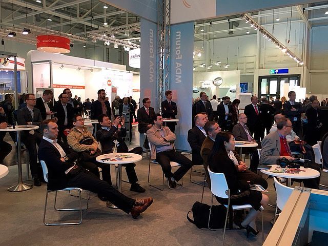 Am 25. April 2017 stellten der VDMA und die Deutsche Messe die Studie „Predictive Maintenance“ auf dem VDMA-Forum vor. (Synek/VDMA)