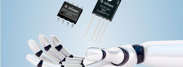 Die neue Treiber-IC-Serie 2EDNx52x mit zweikanaligen High-Speed-Bausteinen für hohe Treiberströme.(Bild:  Infineon)